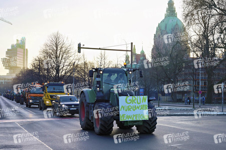 Bauerndemo gegen Agrarpolitik der Bundesregierung in Hannover