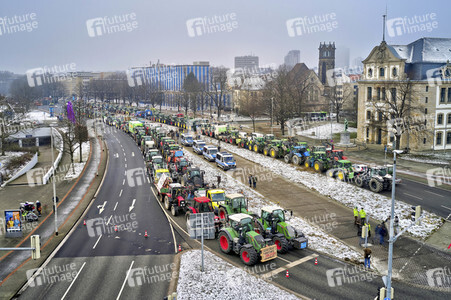 Bauerndemo gegen Agrarpolitik der Bundesregierung in Hannover