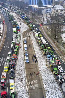 Bauerndemo gegen Agrarpolitik der Bundesregierung in Hannover
