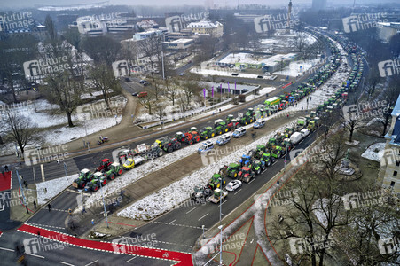 Bauerndemo gegen Agrarpolitik der Bundesregierung in Hannover