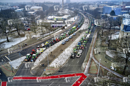 Bauerndemo gegen Agrarpolitik der Bundesregierung in Hannover