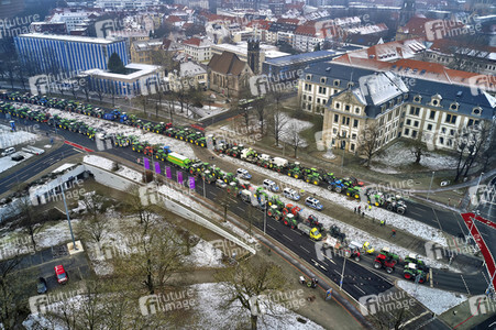 Bauerndemo gegen Agrarpolitik der Bundesregierung in Hannover