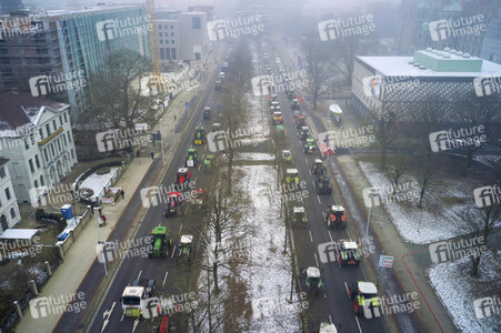 Bauerndemo gegen Agrarpolitik der Bundesregierung in Hannover