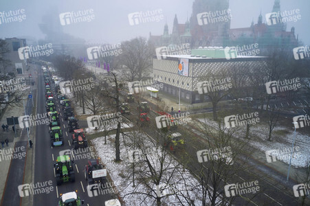 Bauerndemo gegen Agrarpolitik der Bundesregierung in Hannover