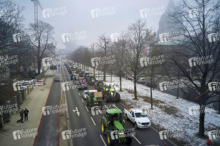Bauerndemo gegen Agrarpolitik der Bundesregierung in Hannover