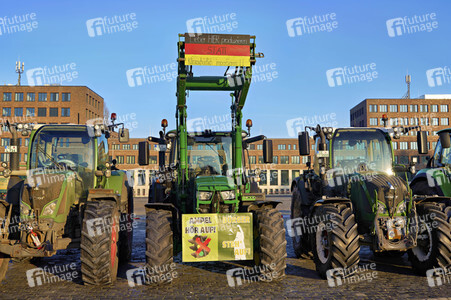 Bauerndemo gegen Agrarpolitik der Bundesregierung in Hannover