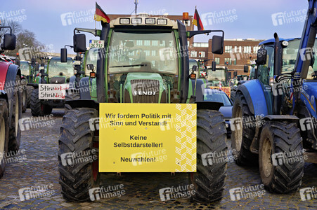 Bauerndemo gegen Agrarpolitik der Bundesregierung in Hannover