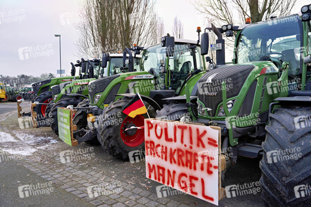 Bauerndemo gegen Agrarpolitik der Bundesregierung in Hannover