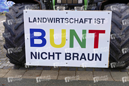 Bauerndemo gegen Agrarpolitik der Bundesregierung in Hannover