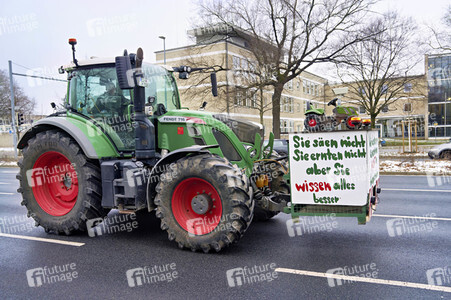 Bauerndemo gegen Agrarpolitik der Bundesregierung in Hannover