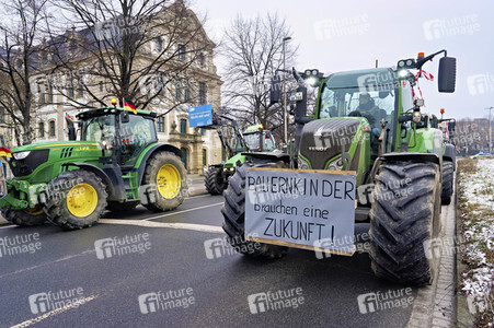Bauerndemo gegen Agrarpolitik der Bundesregierung in Hannover