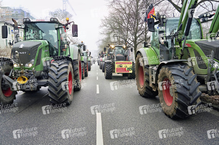Bauerndemo gegen Agrarpolitik der Bundesregierung in Hannover