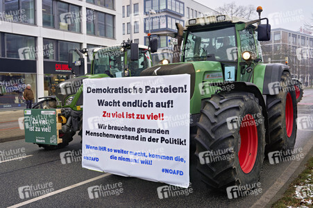Bauerndemo gegen Agrarpolitik der Bundesregierung in Hannover