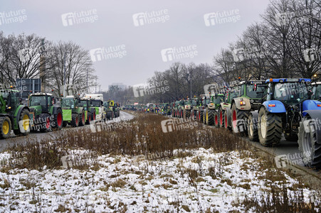 Bauerndemo gegen Agrarpolitik der Bundesregierung in Hannover