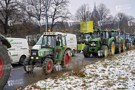 Bauerndemo gegen Agrarpolitik der Bundesregierung in Hannover
