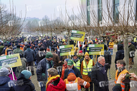 Bauerndemo gegen Agrarpolitik der Bundesregierung in Hannover