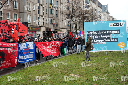Luxemburg-Liebknecht-Demonstration 2024 in Berlin