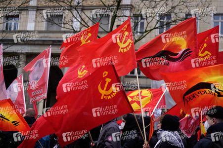 Luxemburg-Liebknecht-Demonstration 2024 in Berlin