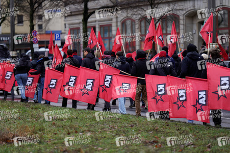 Luxemburg-Liebknecht-Demonstration 2024 in Berlin