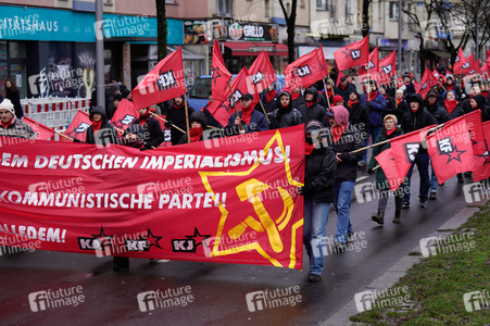 Luxemburg-Liebknecht-Demonstration 2024 in Berlin