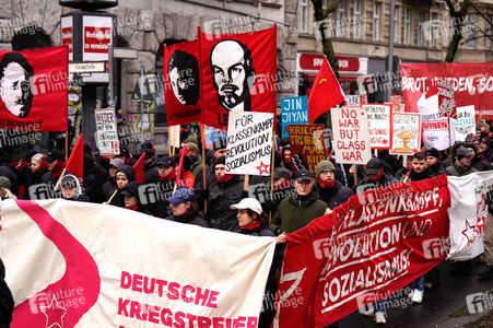 Luxemburg-Liebknecht-Demonstration 2024 in Berlin