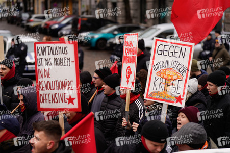 Luxemburg-Liebknecht-Demonstration 2024 in Berlin