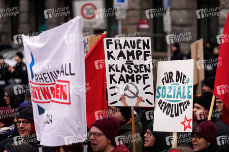 Luxemburg-Liebknecht-Demonstration 2024 in Berlin