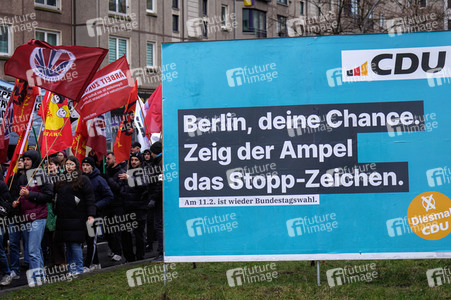 Luxemburg-Liebknecht-Demonstration 2024 in Berlin
