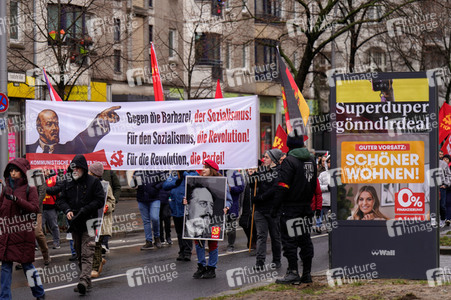 Luxemburg-Liebknecht-Demonstration 2024 in Berlin