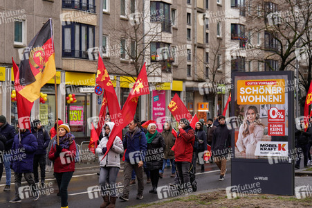 Luxemburg-Liebknecht-Demonstration 2024 in Berlin