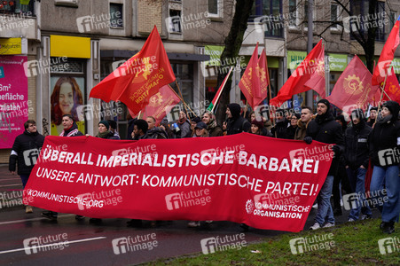 Luxemburg-Liebknecht-Demonstration 2024 in Berlin
