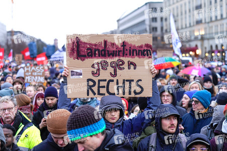 Kundgebung gegen die AfD am Brandenburger Tor in Berlin