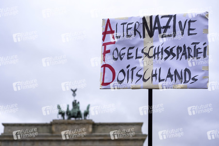 Kundgebung gegen die AfD in Berlin