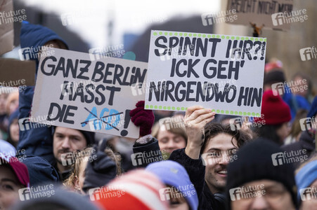 Kundgebung gegen die AfD in Berlin