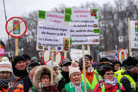 Großkundgebung von Landwirten in Berlin