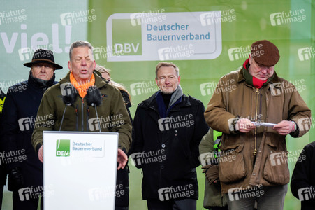 Großkundgebung von Landwirten in Berlin