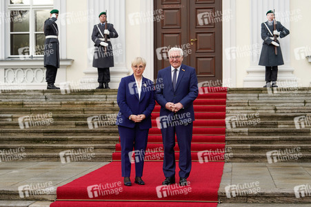 Empfang von Nataša Pirc Musar im Schloss Bellevue in Berlin