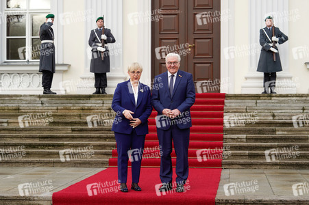 Empfang von Nataša Pirc Musar im Schloss Bellevue in Berlin