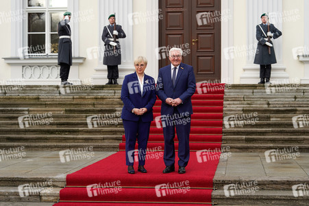 Empfang von Nataša Pirc Musar im Schloss Bellevue in Berlin