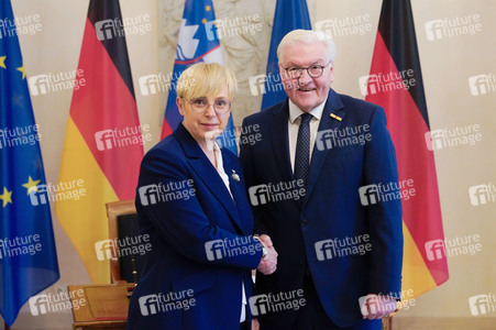 Empfang von Nataša Pirc Musar im Schloss Bellevue in Berlin