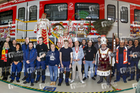 Präsentation der Karnevals S-Bahn für die Session 2024 in Köln