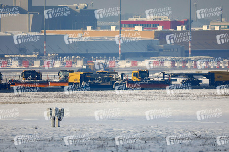Winterdienst auf dem Flughafen Köln/Bonn