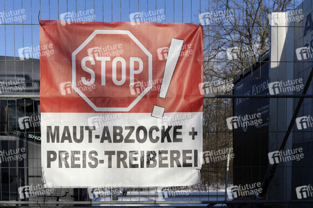 Kundgebung der Spediteure in Berlin