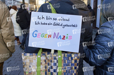 Demonstration gegen Rechtsextremismus in Hannover