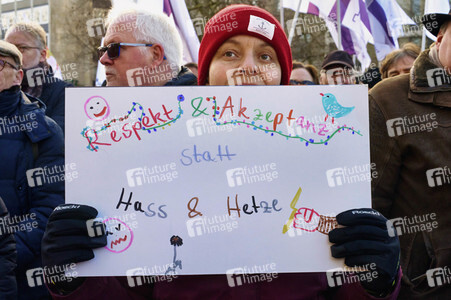 Demonstration gegen Rechtsextremismus in Hannover