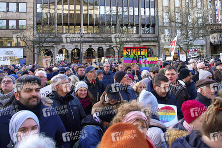 Demonstration gegen Rechtsextremismus in Hannover