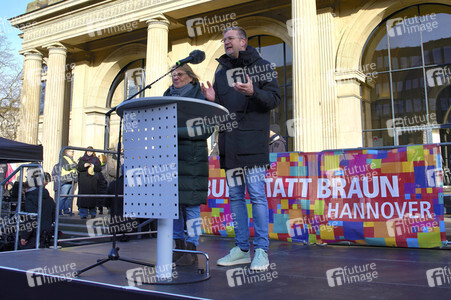Demonstration gegen Rechtsextremismus in Hannover