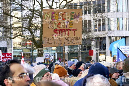 Demonstration gegen Rechtsextremismus in Hannover