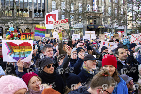 Demonstration gegen Rechtsextremismus in Hannover