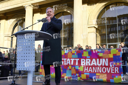 Demonstration gegen Rechtsextremismus in Hannover